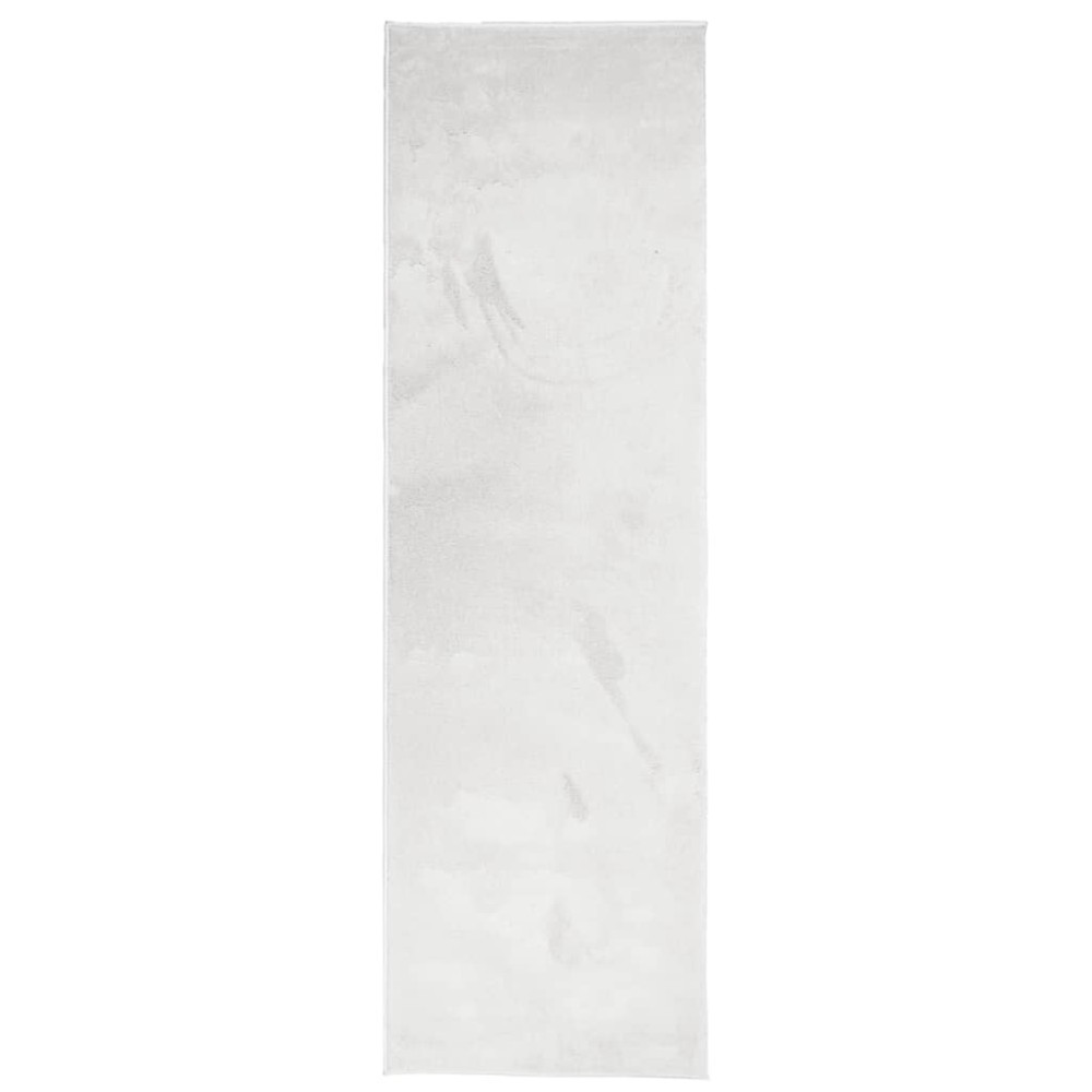 vidaXL Covor „OVIEDO”, fire scurte, gri, 80x250 cm