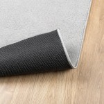 vidaXL Covor „OVIEDO”, fire scurte, gri, 140x200 cm vidaXL Covor „OVIEDO”, fire scurte, gri, 140x200 cm