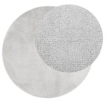 vidaXL Covor „OVIEDO”, fire scurte, gri, Ø 120 cm vidaXL Covor „OVIEDO”, fire scurte, gri, Ø 120 cm