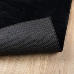 vidaXL Covor „OVIEDO”, fire scurte, negru, 60x110 cm vidaXL Covor „OVIEDO”, fire scurte, negru, 60x110 cm