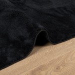 vidaXL Covor „OVIEDO”, fire scurte, negru, 60x110 cm vidaXL Covor „OVIEDO”, fire scurte, negru, 60x110 cm