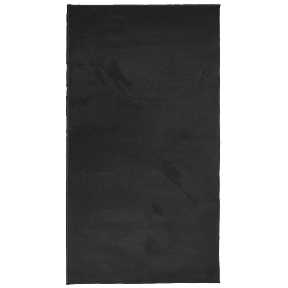 vidaXL Covor „OVIEDO”, fire scurte, negru, 80x150 cm