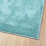 vidaXL Covor „OVIEDO”, fire scurte, verde, 140x200 cm vidaXL Covor „OVIEDO”, fire scurte, verde, 140x200 cm