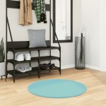 vidaXL Covor „OVIEDO”, fire scurte, verde, Ø 80 cm vidaXL Covor „OVIEDO”, fire scurte, verde, Ø 80 cm