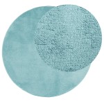 vidaXL Covor „OVIEDO”, fire scurte, verde, Ø 80 cm vidaXL Covor „OVIEDO”, fire scurte, verde, Ø 80 cm