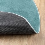 vidaXL Covor „OVIEDO”, fire scurte, verde, Ø 200 cm vidaXL Covor „OVIEDO”, fire scurte, verde, Ø 200 cm