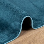 vidaXL Covor „OVIEDO”, fire scurte, turcoaz, 240x340 cm vidaXL Covor „OVIEDO”, fire scurte, turcoaz, 240x340 cm
