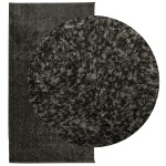 vidaXL Covor ISTAN, cu fire înalte, aspect lucios, antracit, 80x150 cm