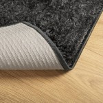 vidaXL Covor ISTAN, cu fire înalte, aspect lucios, antracit, 120x170cm vidaXL Covor ISTAN, cu fire înalte, aspect lucios, antracit, 120x170cm