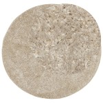 vidaXL Covor ISTAN, cu fire înalte, aspect lucios, bej, Ø 120 cm vidaXL Covor ISTAN, cu fire înalte, aspect lucios, bej, Ø 120 cm