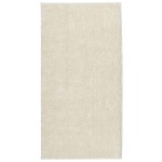 vidaXL Covor ISTAN, cu fire înalte, aspect lucios, crem, 100x200 cm