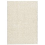 vidaXL Covor ISTAN, cu fire înalte, aspect lucios, crem, 140x200 cm