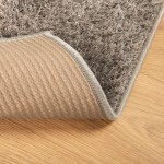 vidaXL Covor ISTAN, cu fire înalte, aspect lucios, gri, 120x170 cm