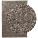 vidaXL Covor ISTAN, cu fire înalte, aspect lucios, gri, 160x230 cm