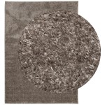 vidaXL Covor ISTAN, cu fire înalte, aspect lucios, gri, 200x280 cm