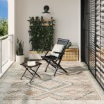 vidaXL Covor ARBIZU, interior/exterior, design vintage, 200x280 cm vidaXL Covor ARBIZU, interior/exterior, design vintage, 200x280 cm