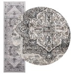 vidaXL Covor ARBIZU, interior/exterior, design vintage, 80x250 cm vidaXL Covor ARBIZU, interior/exterior, design vintage, 80x250 cm