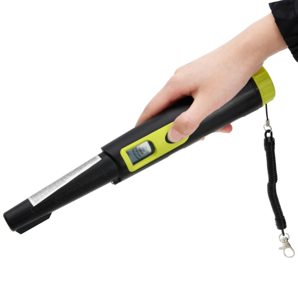 vidaXL Detector de metale reperare de precizie afișaj LCD negru/galben