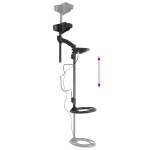 vidaXL Detector metale Auto Tune, 18 cm, adâncime căutare punct precis vidaXL Detector metale Auto Tune, 18 cm, adâncime căutare punct precis