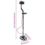 vidaXL Detector de metale, adâncime de căutare 20 cm, ecran LCD vidaXL Detector de metale, adâncime de căutare 20 cm, ecran LCD