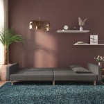 vidaXL Canapea extensibilă cu 2 locuri, 2 perne, gri închis, textil