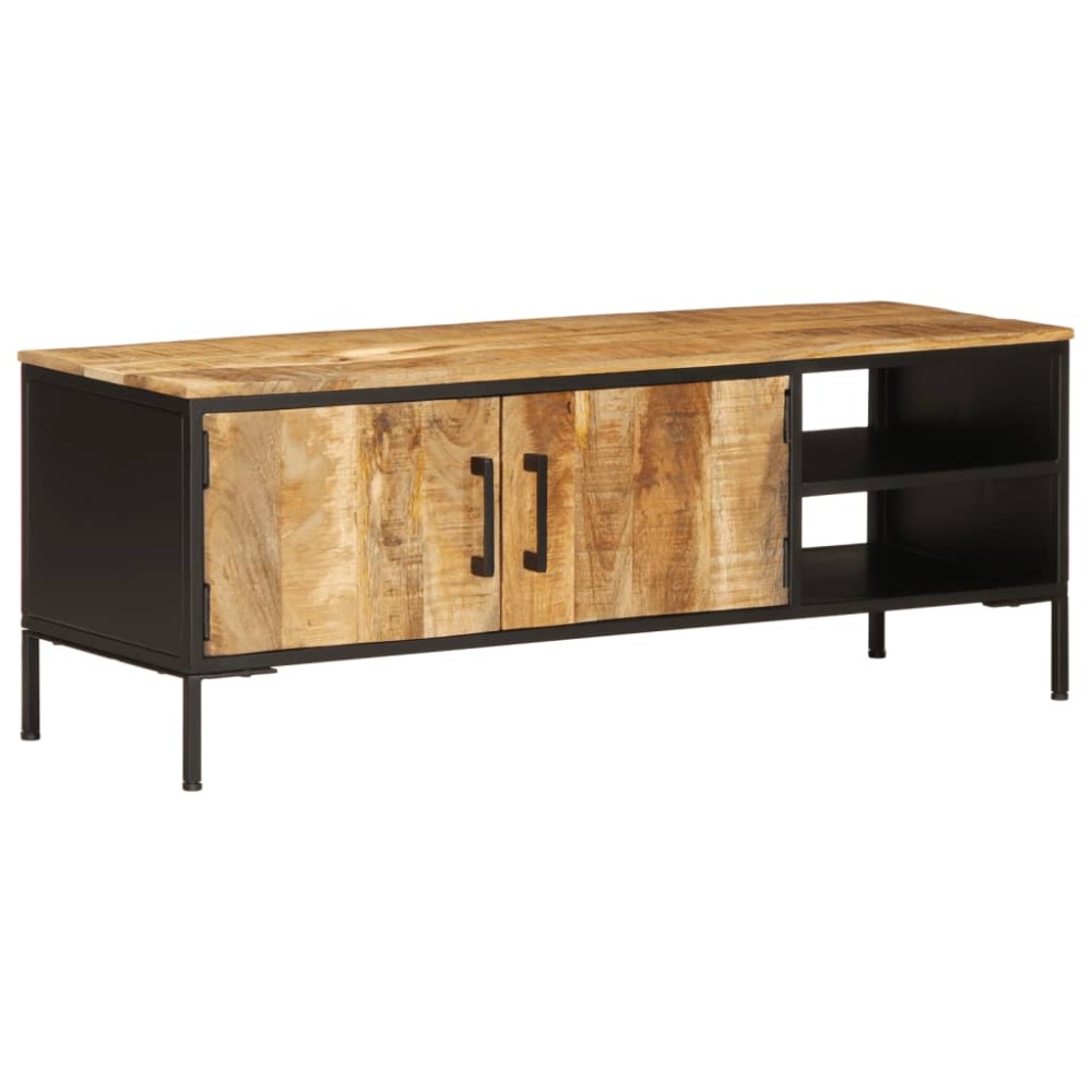 vidaXL Dulap TV, 110x35x40 cm, lemn masiv de mango brut