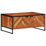 vidaXL Măsuță de cafea, 90x55x40 cm, lemn masiv de acacia vidaXL Măsuță de cafea, 90x55x40 cm, lemn masiv de acacia