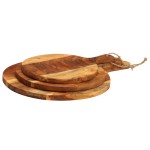 vidaXL Tocătoare, 3 buc., lemn masiv de acacia vidaXL Tocătoare, 3 buc., lemn masiv de acacia
