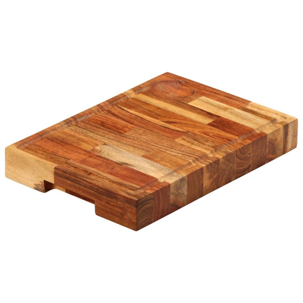 vidaXL Tocător, 30x21x4 cm, lemn masiv de acacia