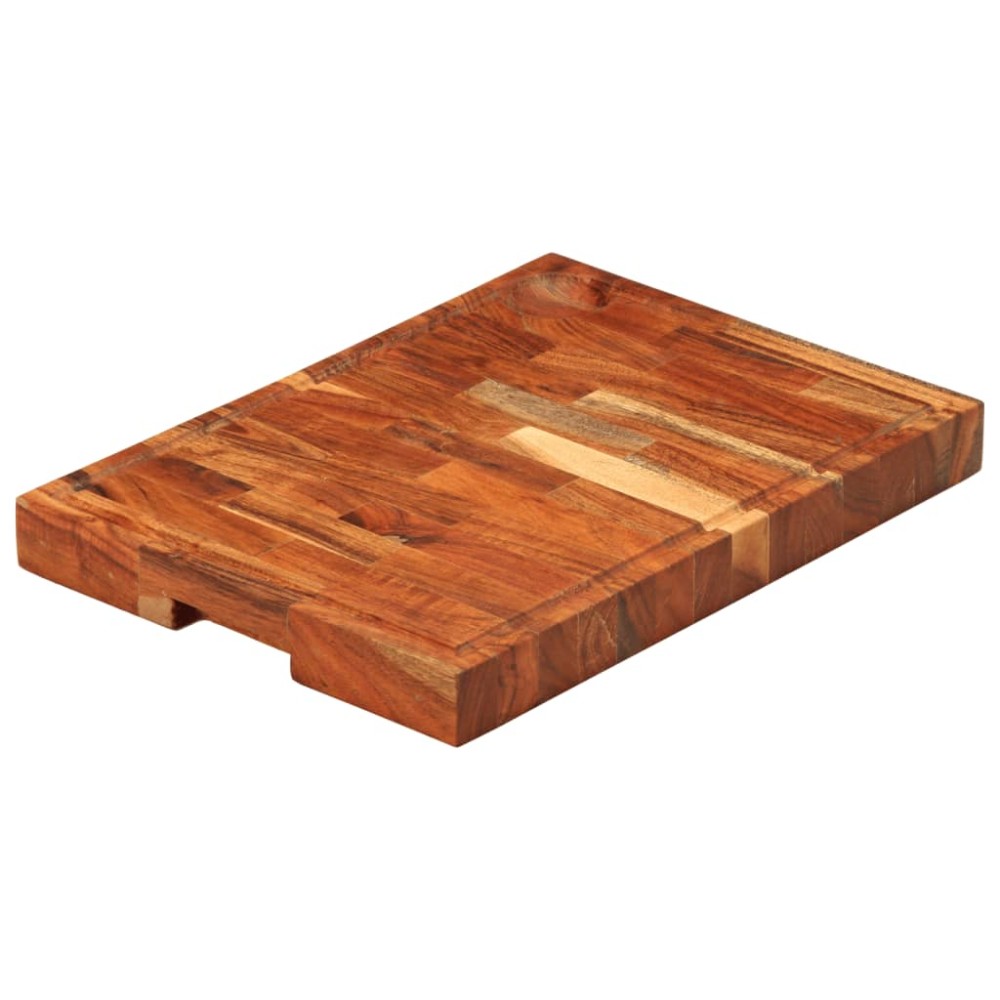 vidaXL Tocător, 42x30x4 cm, lemn masiv de acacia