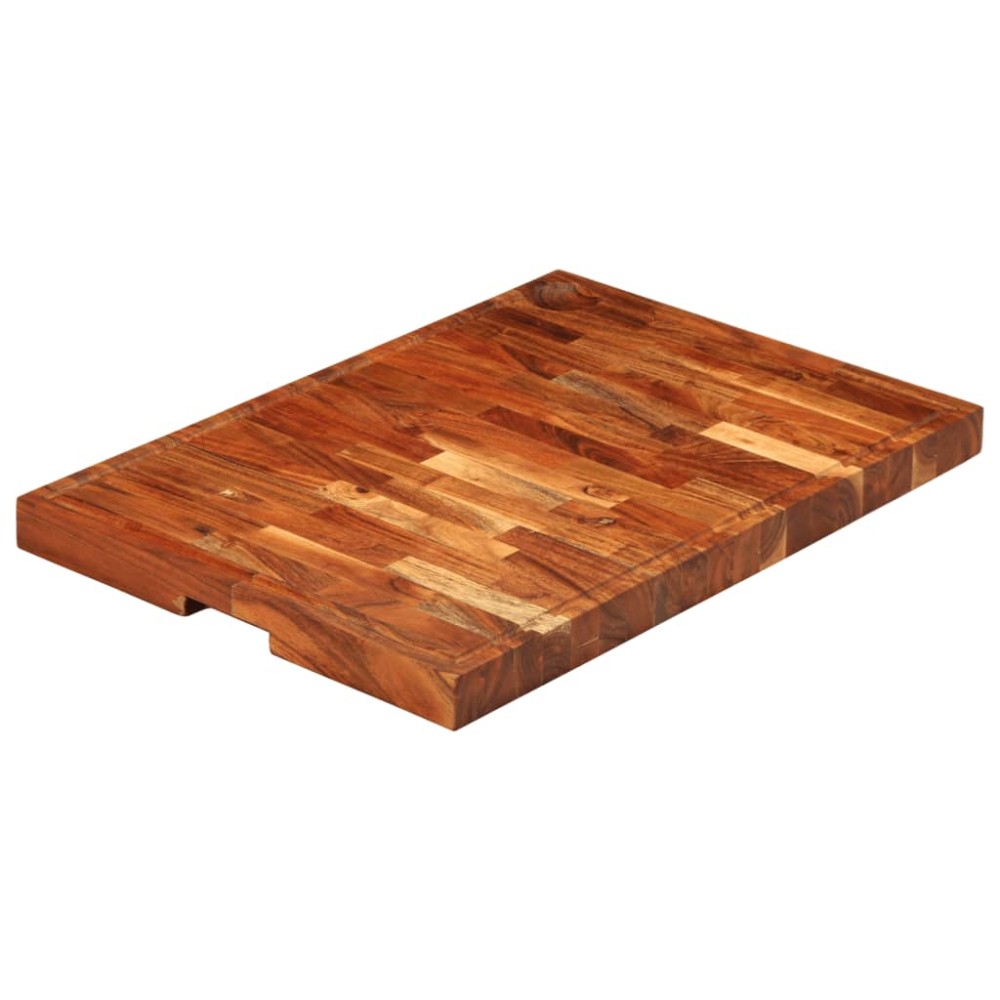 vidaXL Tocător, 60x42x4 cm, lemn masiv de acacia