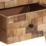 vidaXL Dulap, 110x30x70 cm, lemn masiv de mango vidaXL Dulap, 110x30x70 cm, lemn masiv de mango
