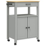 vidaXL Cărucior de bucătărie „MONZA”, 60x40x88,5 cm, lemn masiv de pin