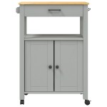 vidaXL Cărucior de bucătărie „MONZA”, 60x40x88,5 cm, lemn masiv de pin