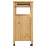 vidaXL Cărucior de bucătărie „MONZA”, 84x40x90 cm, lemn masiv de pin vidaXL Cărucior de bucătărie „MONZA”, 84x40x90 cm, lemn masiv de pin