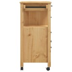 vidaXL Cărucior de bucătărie „MONZA”, 84x40x90 cm, lemn masiv de pin vidaXL Cărucior de bucătărie „MONZA”, 84x40x90 cm, lemn masiv de pin