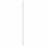 vidaXL Tăblie de pat metalică, alb, 140 cm