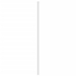 vidaXL Tăblie de pat metalică, alb, 150 cm
