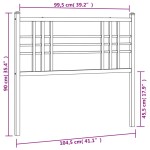 vidaXL Tăblie de pat metalică, negru, 100 cm vidaXL Tăblie de pat metalică, negru, 100 cm