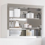vidaXL Dulap bucătărie de perete cu rafturi, oțel inoxidabil vidaXL Dulap bucătărie de perete cu rafturi, oțel inoxidabil