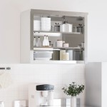 vidaXL Dulap bucătărie de perete cu rafturi, oțel inoxidabil vidaXL Dulap bucătărie de perete cu rafturi, oțel inoxidabil