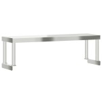 vidaXL Raft superior masă de lucru, 110x30x35 cm, oțel inoxidabil vidaXL Raft superior masă de lucru, 110x30x35 cm, oțel inoxidabil