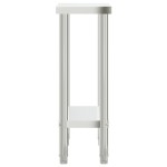 vidaXL Masă de lucru pentru bucătărie, 82,5x30x85 cm, oțel inoxidabil