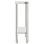vidaXL Masă de lucru pentru bucătărie, 110x30x85 cm, oțel inoxidabil vidaXL Masă de lucru pentru bucătărie, 110x30x85 cm, oțel inoxidabil