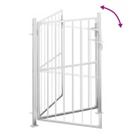 vidaXL Poartă de grădină 100x120 cm oțel inoxidabil