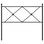 vidaXL Tăblie de pat metalică, negru, 100 cm vidaXL Tăblie de pat metalică, negru, 100 cm
