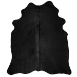 vidaXL Covor, negru, 180x220 cm, piele naturală de vacă vidaXL Covor, negru, 180x220 cm, piele naturală de vacă