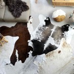 vidaXL Covor, alb și negru, 180x220 cm, piele naturală de vacă vidaXL Covor, alb și negru, 180x220 cm, piele naturală de vacă