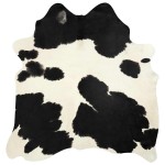 vidaXL Covor, alb și negru, 180x220 cm, piele naturală de vacă vidaXL Covor, alb și negru, 180x220 cm, piele naturală de vacă