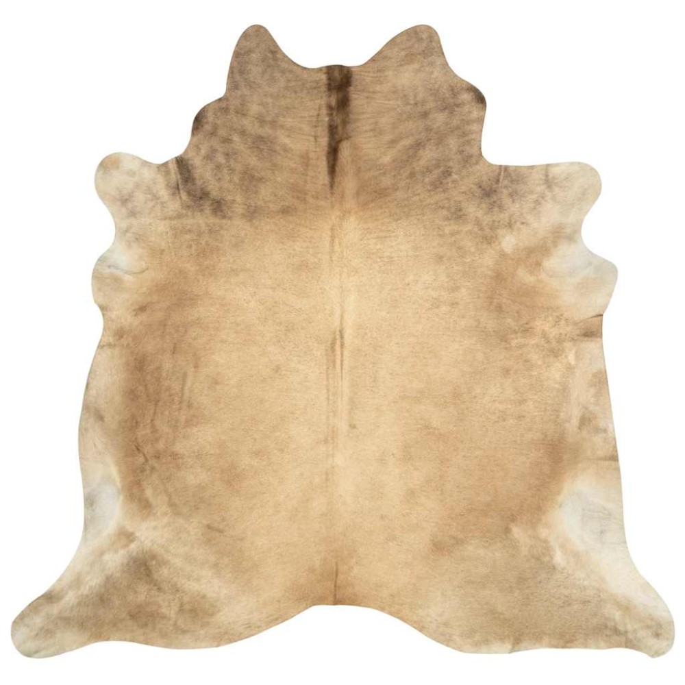 vidaXL Covor, bej, 180x220 cm, piele naturală de vacă